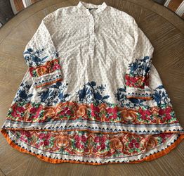 Khaadi Cotton Printed Long Sleeve Size 12