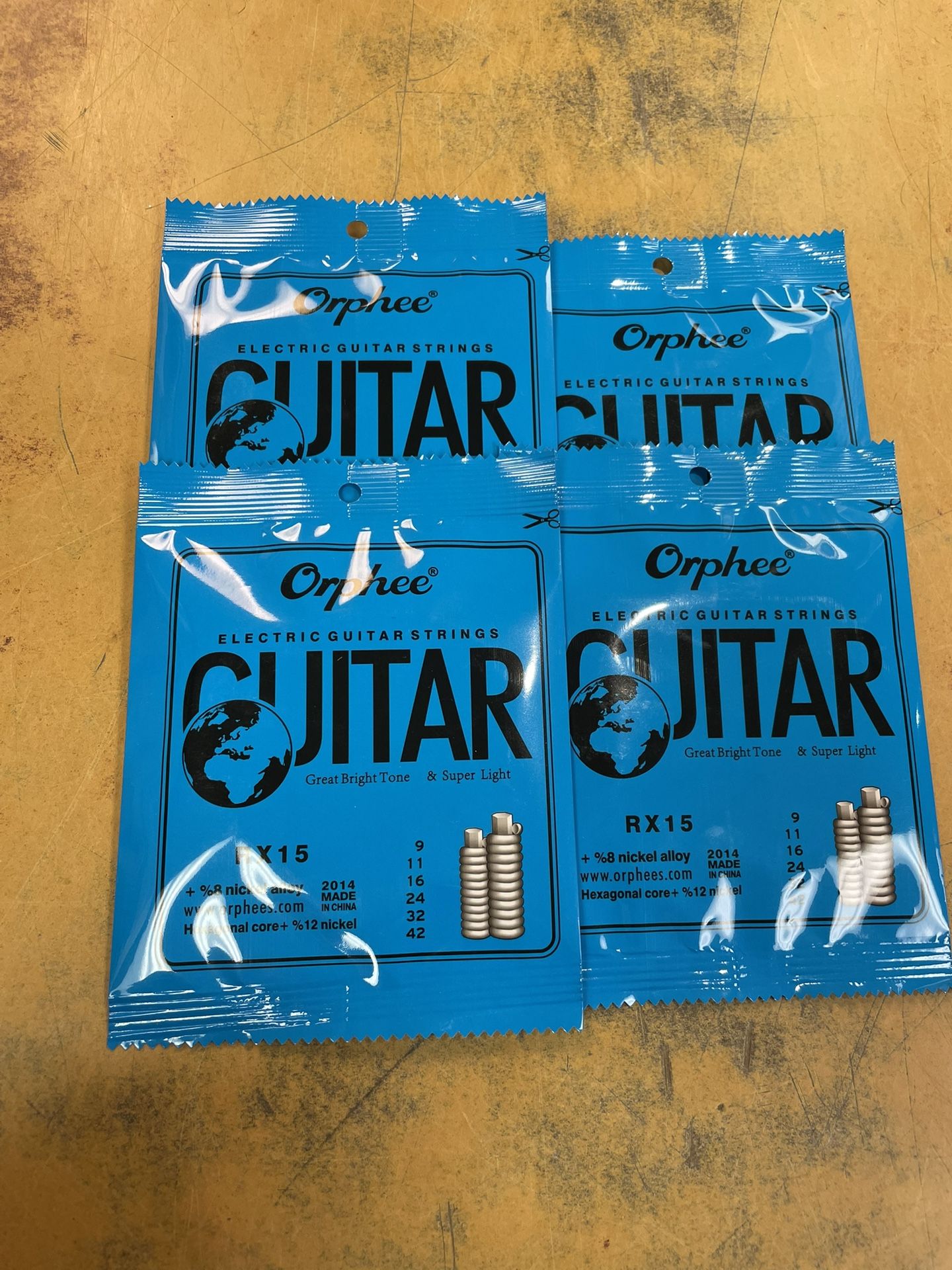 ORPHEE ELECTRIC GUITAR STRINGS RX15