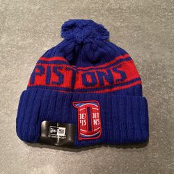 Brand new Detroit Pistons beanie 75th Anniversary