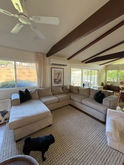 Large Living Spaces sectional couch