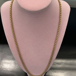 14k gold plated chain