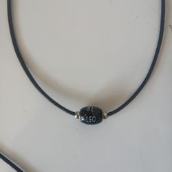 Horoscope Charm Neclace - Fenton Art Glass Stefling Sulver Bead