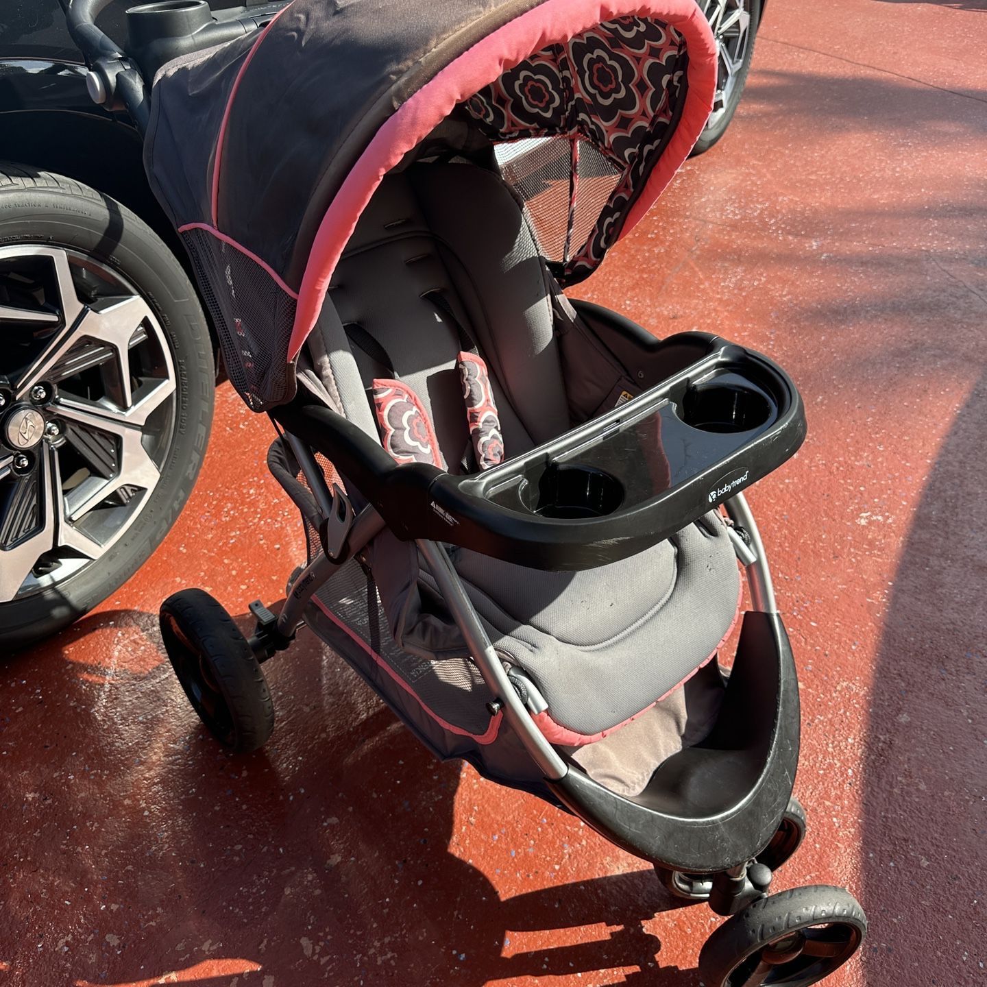 graco jogging stroller red and black FastAction Fold Jogger Travel System : Baby rubber fishing nets for sale Model:TOR20HGAL Shimano Terez BW Deep Childs tray with cup