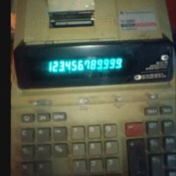  Print Adding Machine, 2 Color 