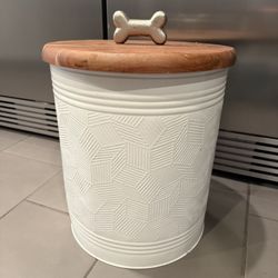 Dog Food Tin Container 