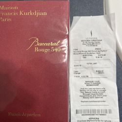 Baccarat Rouge 540