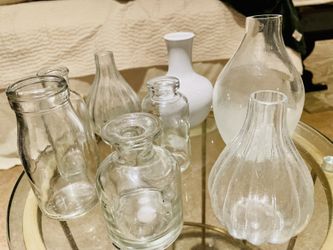 Glass Mini Bottles/ Vases