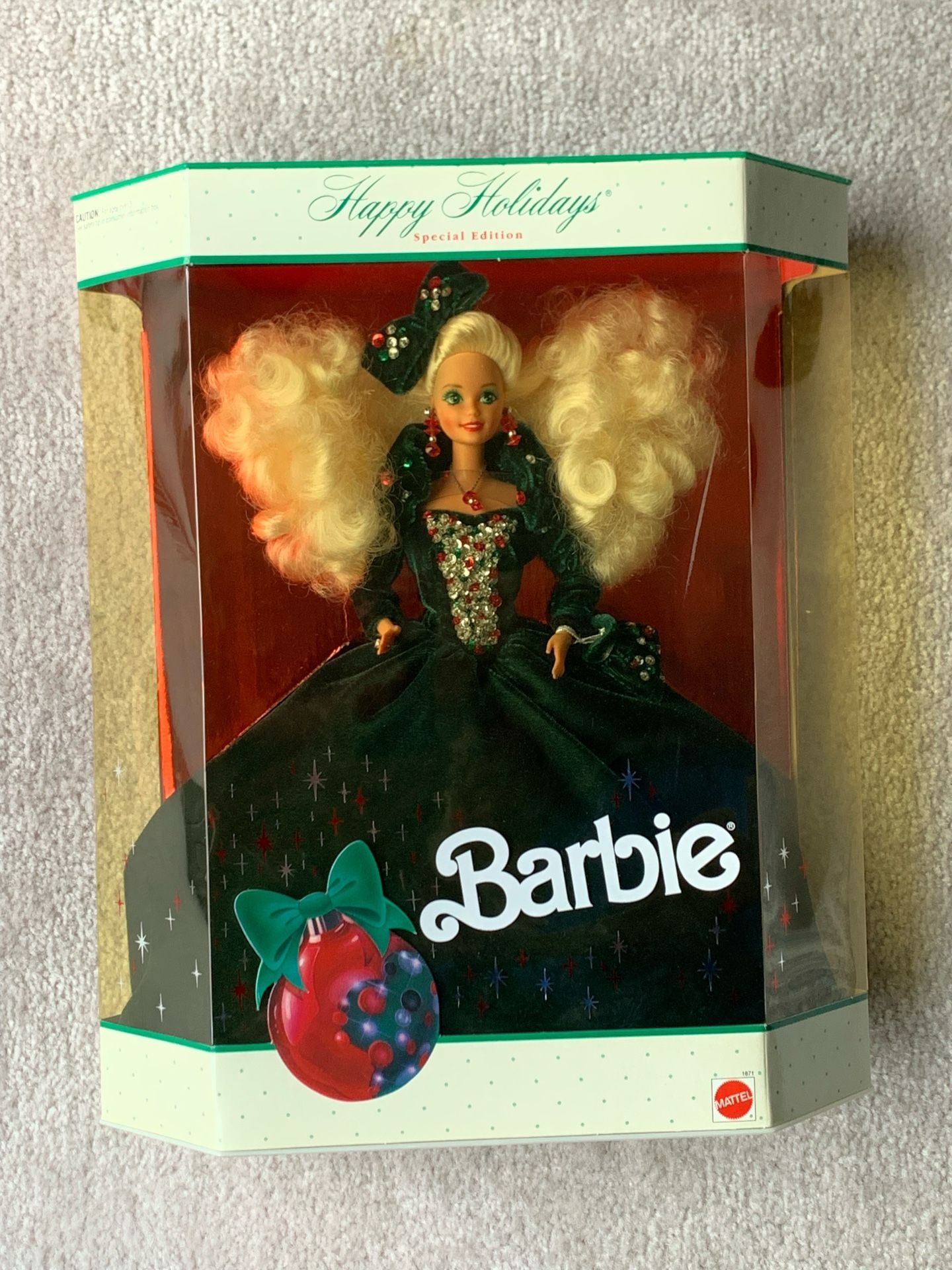 1991 Happy Holidays Special Edition Collector Barbie - Never Been Opened