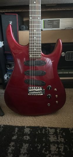 Red Electric Guitar
