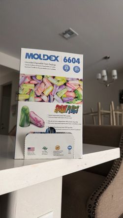 Moldex 6604 uncorded disposable foam earplugs