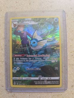 Vaporeon Pokemon Card