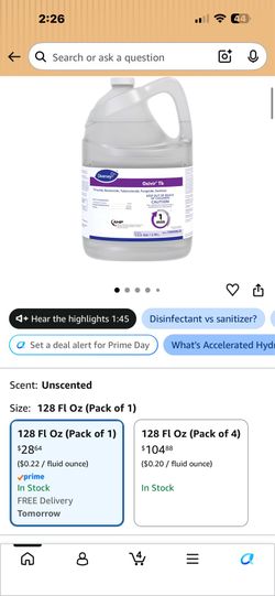 Diversey Multi-Surface Cleaner, 1 Gallon