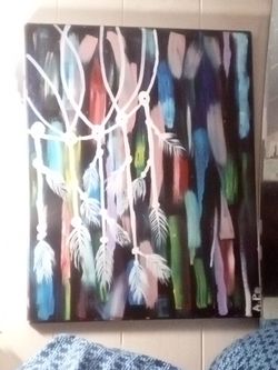 Dream Catcher Acrylic Painting on Canvas
