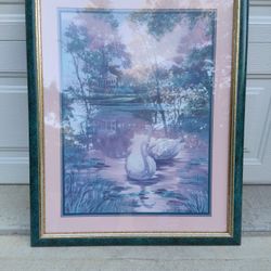 Margie Whittington " Swans On A Pond"