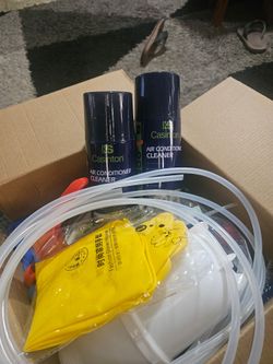 AC Cleaning Kit, Cleaner Bottles, Waterproof Covers, Wall AC Tools