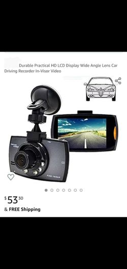Car DashCam Driving Recorder In-Visor Video