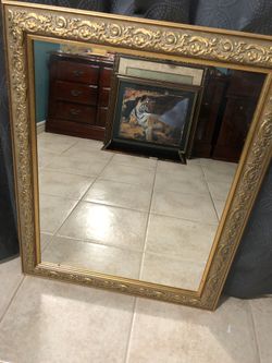 Authentic Antique vintage paintings & mirrors