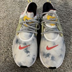 Nike React Presto Tie Dye White Grey Red Men’s Size 9 Running Shoes CV1730-100