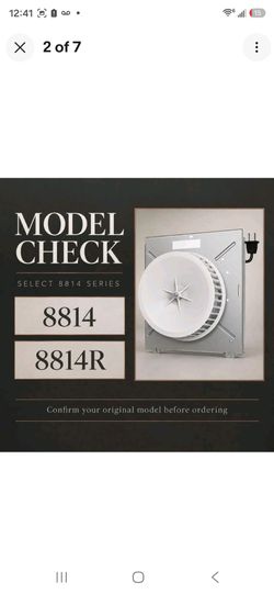 Nutone 8814R B Unit Bathroom Fan Motor - 100CFM, 3.5 Sones