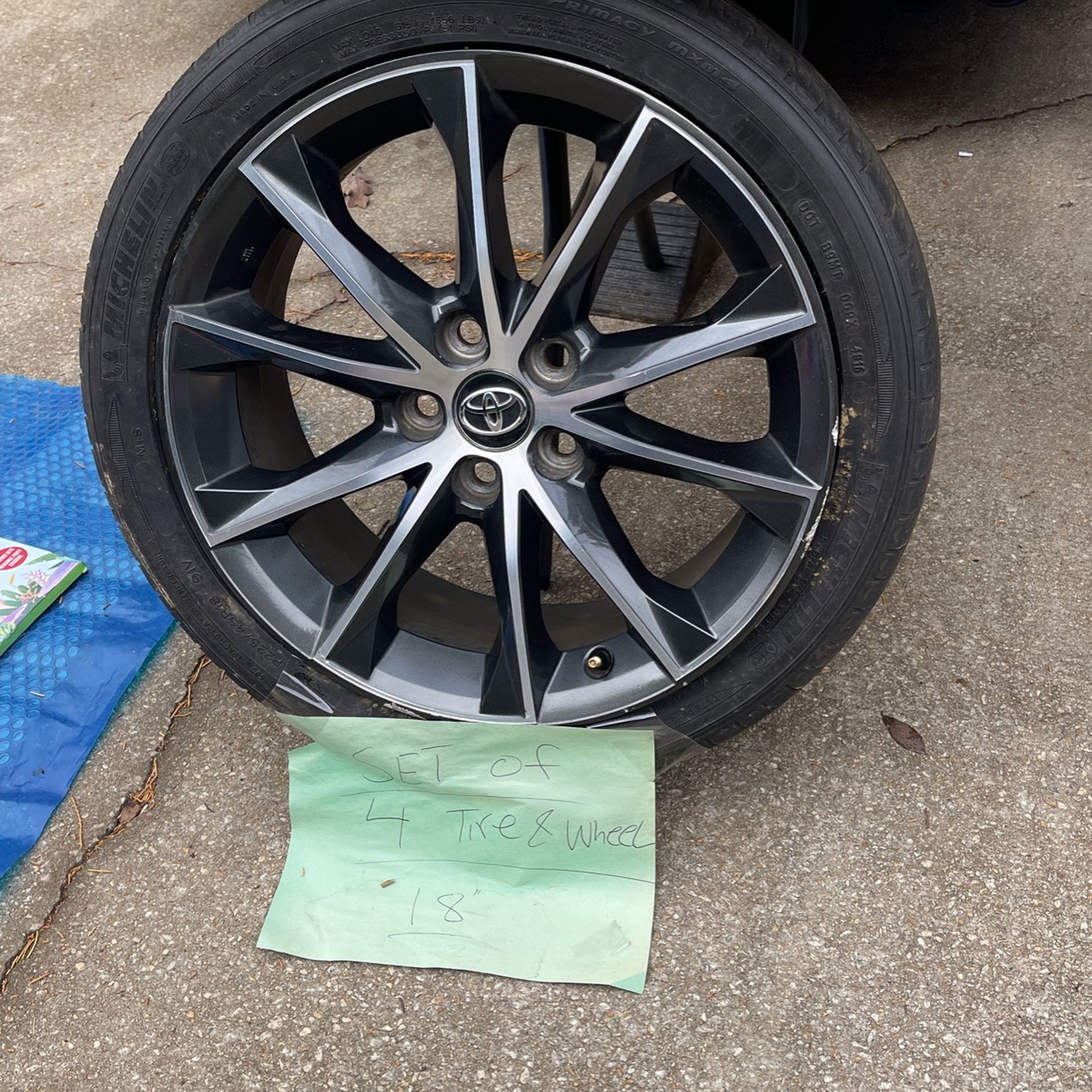 Set Of 4 Tires and Rims Toyota Camry 18" for Sale in Douglasville, GA
