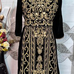 Black Gold Dress 