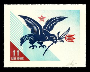 Obey Giant Rise Above Bird Limited Edition 194/450