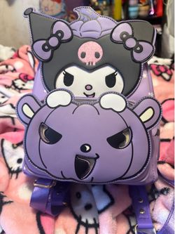 Loungefly Kuromi glow in the dark backpack