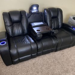 Recliners, Entertainment Center, And Dinning Set 