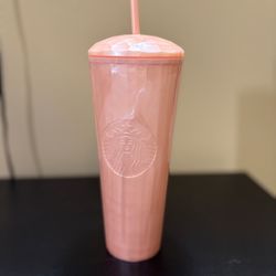 Starbucks 2021 Summer Blush Pink Kaleidoscope 24oz Tumbler 