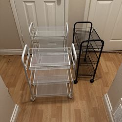 Storage shelf cart