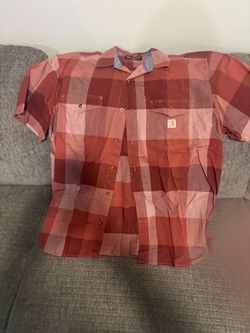Carhartt Plaid Short Sleeve Button-Up Shirt