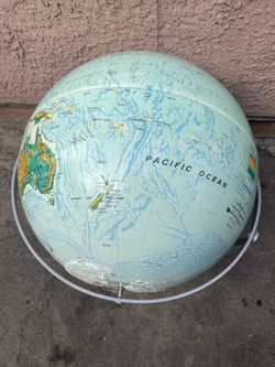 Vintage world globe