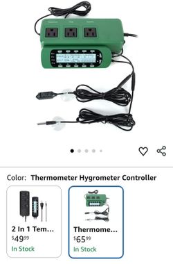 Repti Zoo Digital Reptile Thermometer Hygrometer Controller THC15N