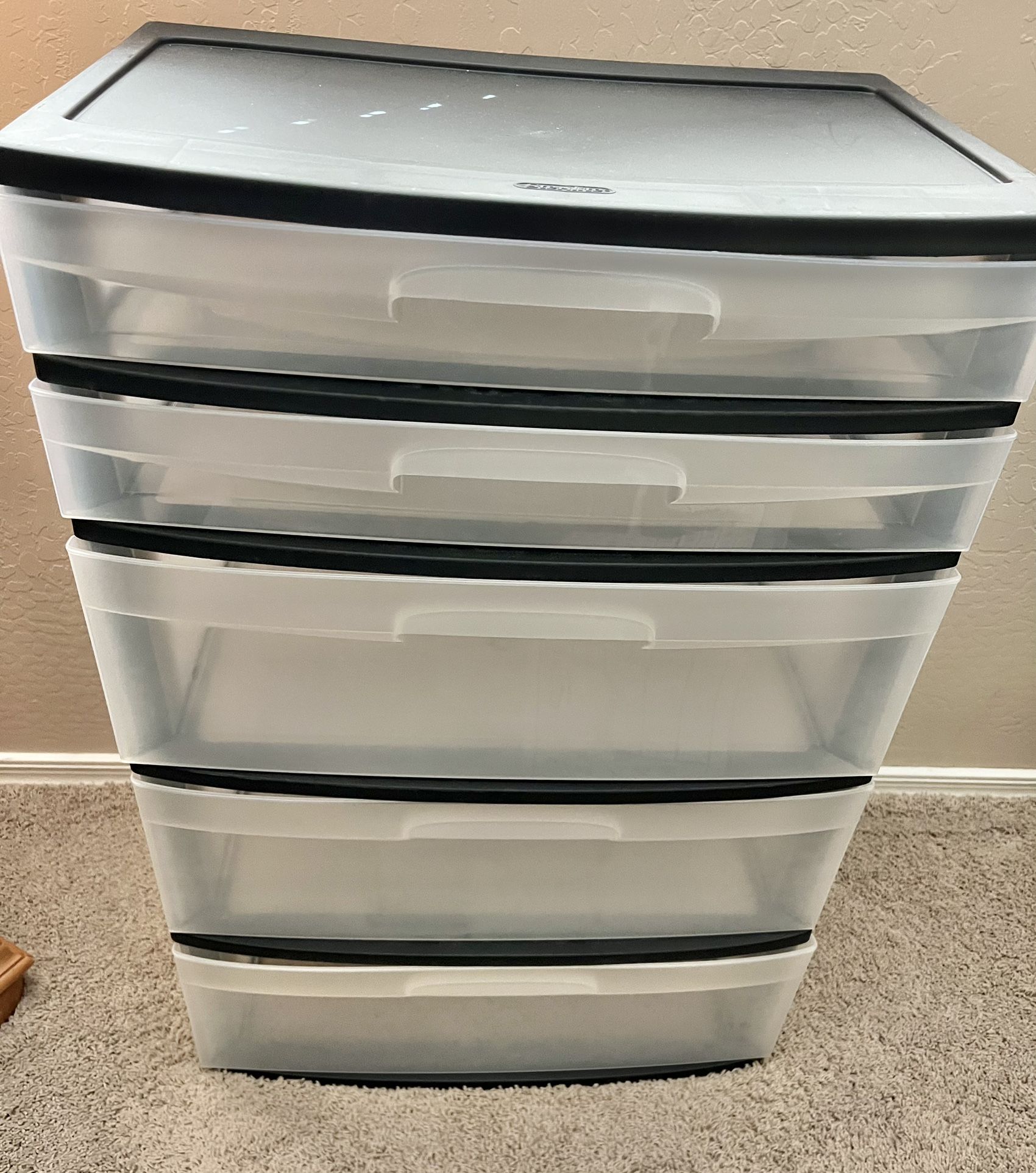 5 Drawer Plastic Storage 