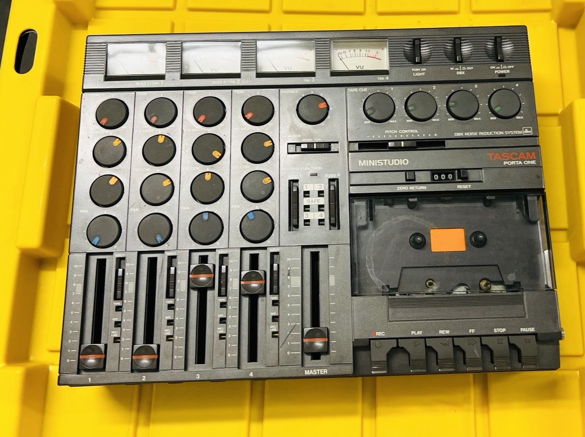 Tascam Ministudio Porta One, a classic 4-track cassette recorder
