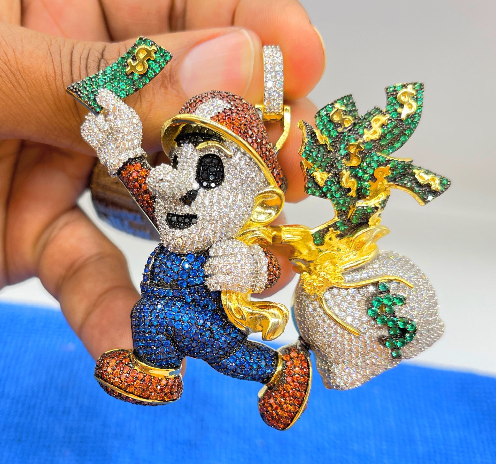 Money Bag Mario Pendant