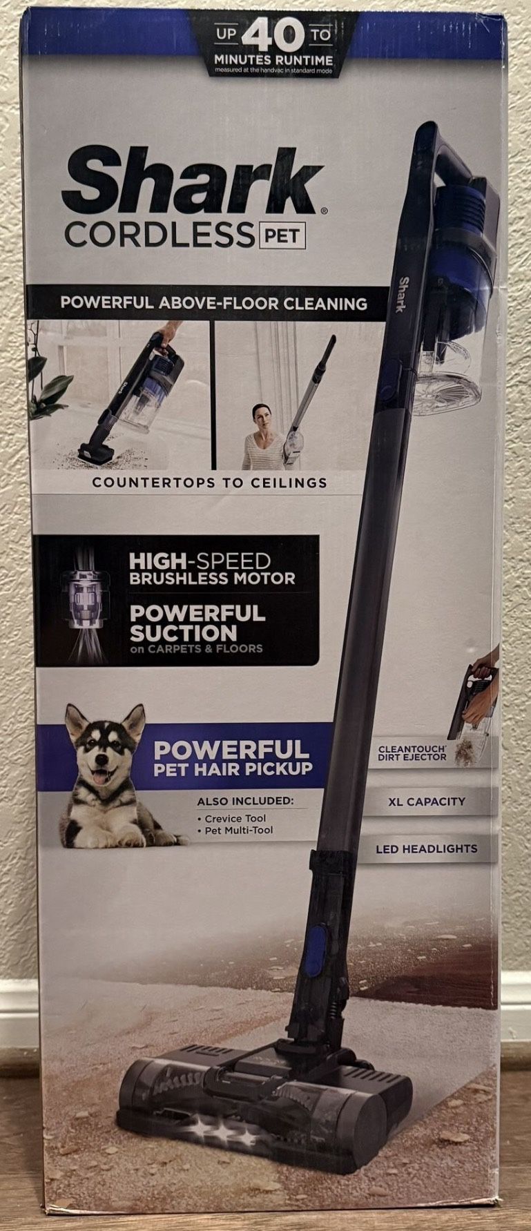 NEW Shark Pet Bagless Cordless Stick Vacuum