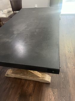 RH Concrete Table $800