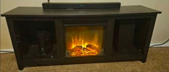 Electric Fireplace TV Stand Media Console