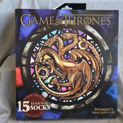 NEW Game of Thrones Women's Socks (Shoe Size 4-10)