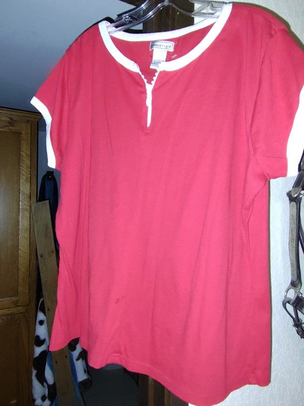 Women's Red Shirt