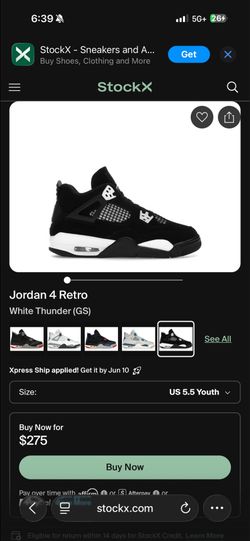 Woman Jordan  4 retro