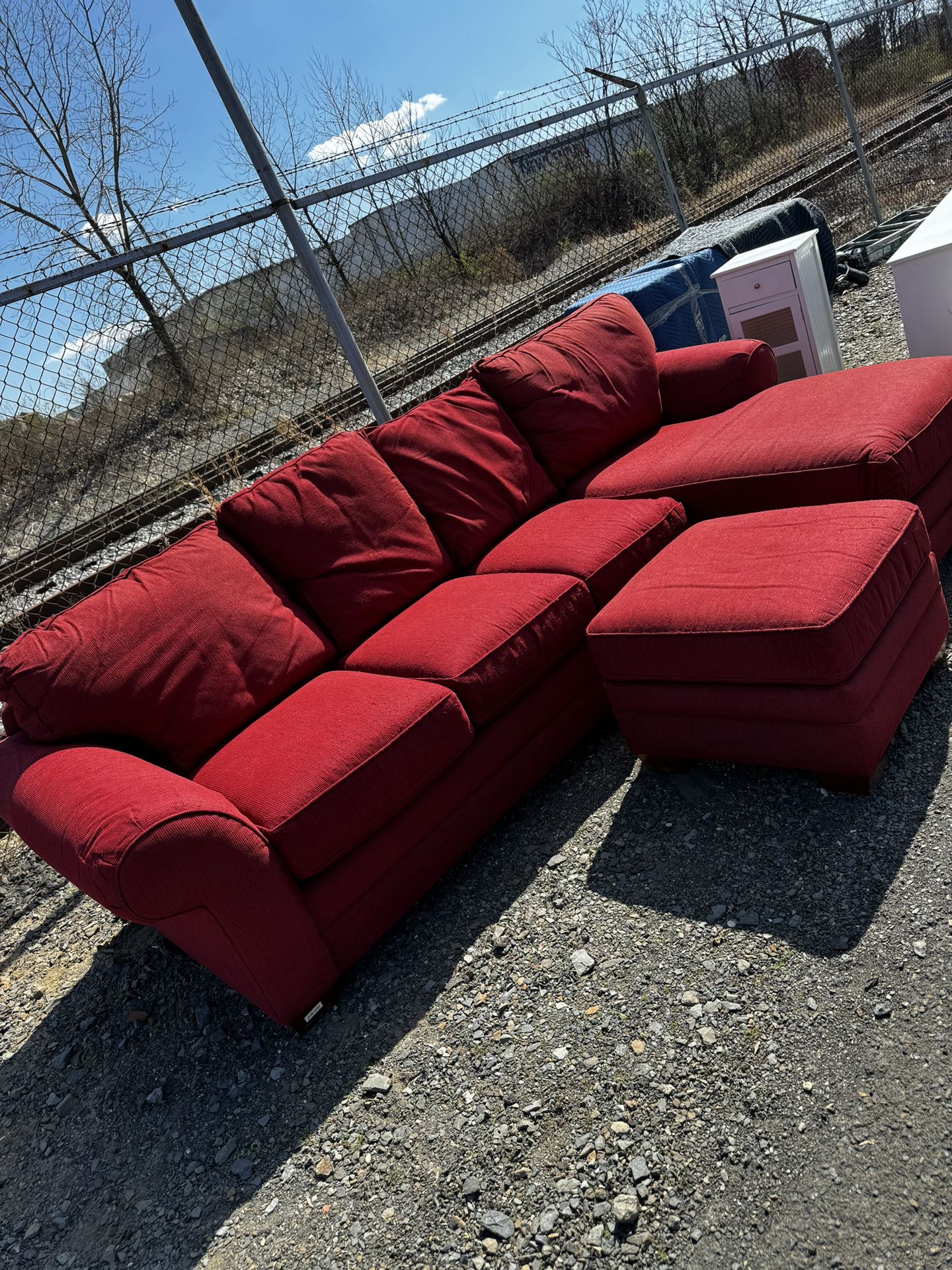 Bassett sectional couch