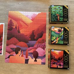 Big Ben Luxe (3) 500 Piece Puzzles 