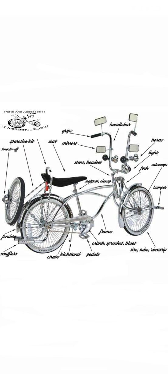 Lowrider bicycle parts hot sale