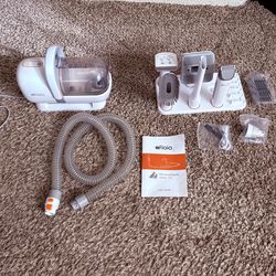 Pet grooming vacuum kit