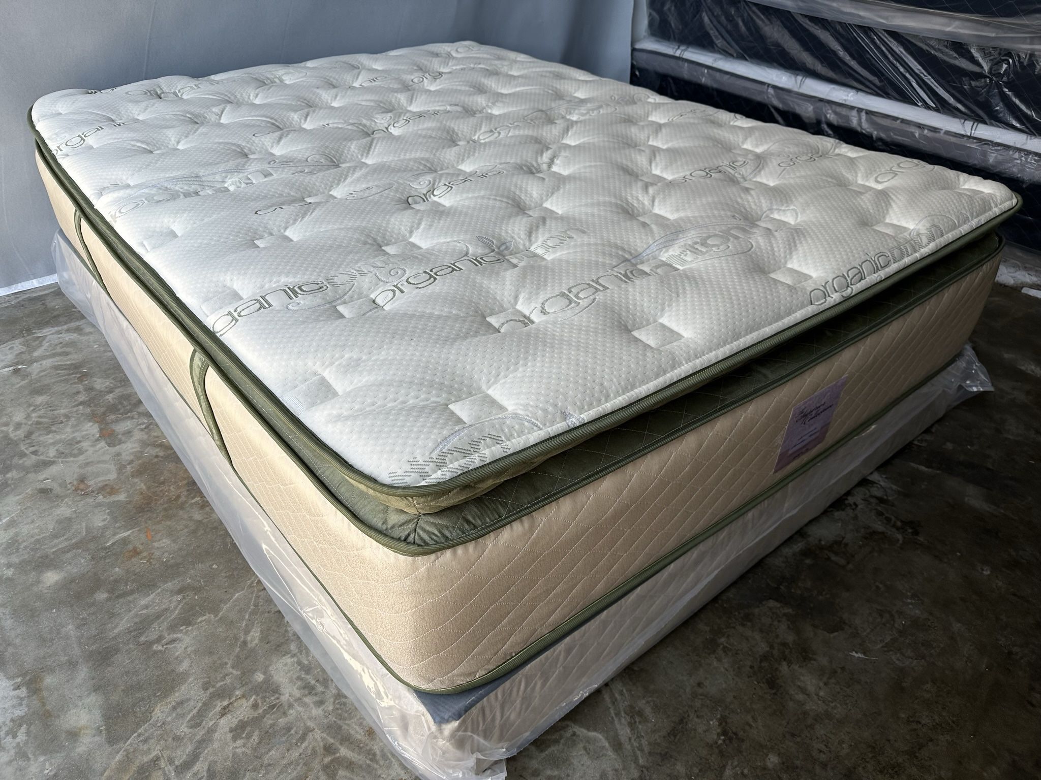 Ck Organic Elite Superior Hybrid Cool Gel Memory Foamm Pillow Top 14inch Matres!!