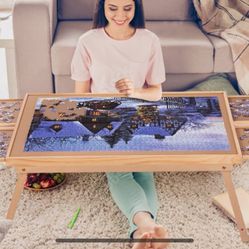 Puzzle Table With Puzzle