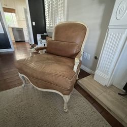 Vintage Leather Living Room Chair 