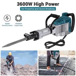 Brand new electric jackhammer and chisel worth 400